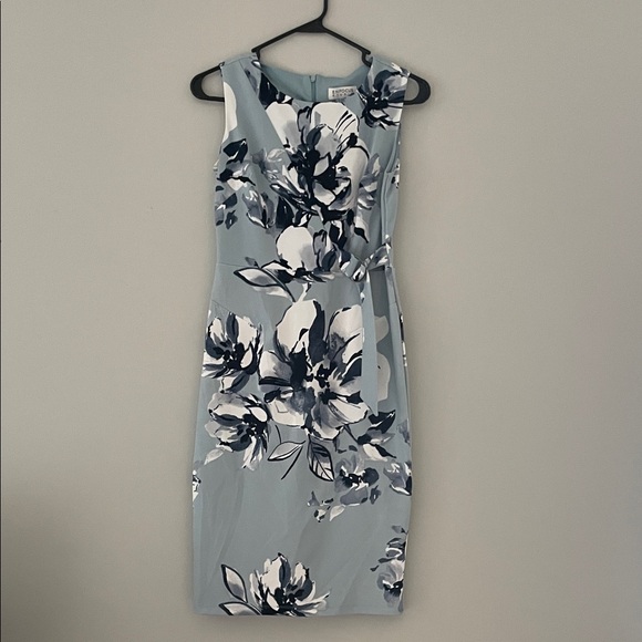Enfocus Studio Dresses & Skirts - Enfocus Studio Floral Midi Dress‎ - Blue and White